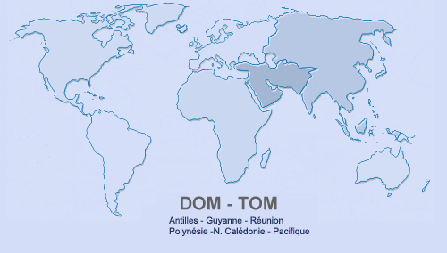 Carte du Monde loisirs-tourisme